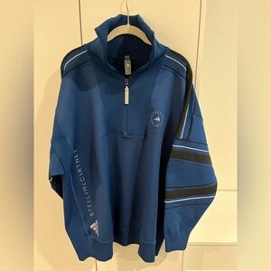 NWOT Adidas Originals x Stella McCartney Navy Zip Pullover